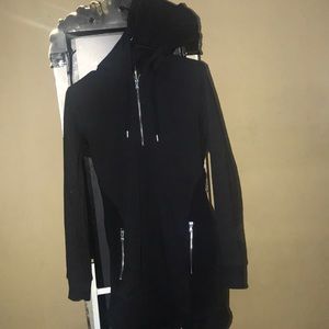 Dress with a hoodie